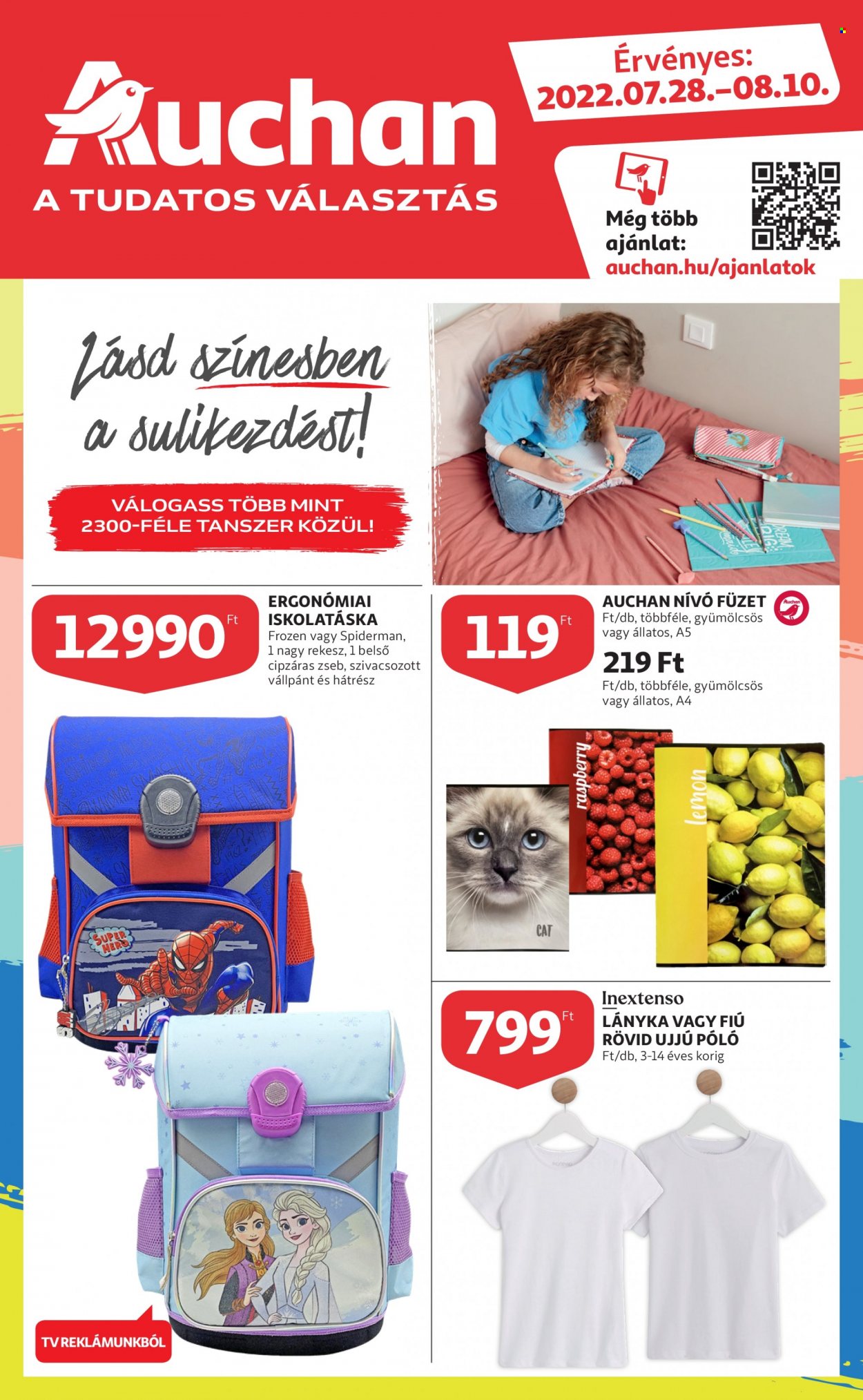 Auchan akciós újság érvényes:  - 2022.07.28 - 2022.08.10. 1. oldal