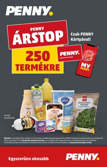Újság Penny Market - 2022.10.15 - 2022.12.31.